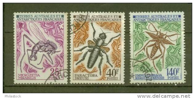 TAAF  N° 40 à 42 Obl. - Used Stamps