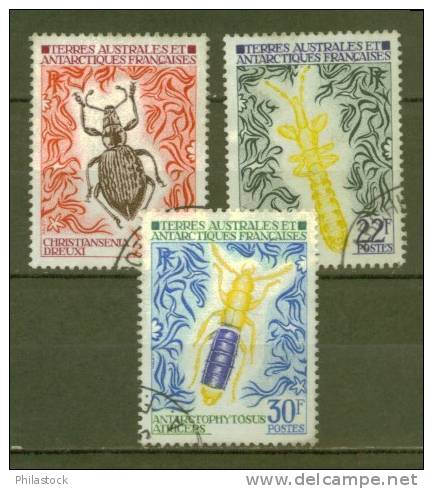 TAAF  N° 49 à 51 Obl. - Used Stamps