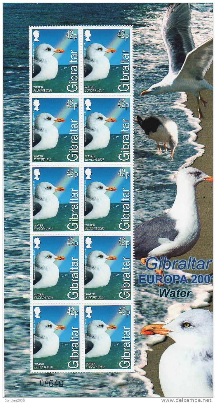 Gibraltar 2001 / Set X 4 MS - 2001