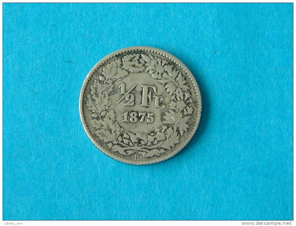 1875 - 1/2 FRANC / KM 23 ( For Grade, Please See Photo ) ! - Autres & Non Classés