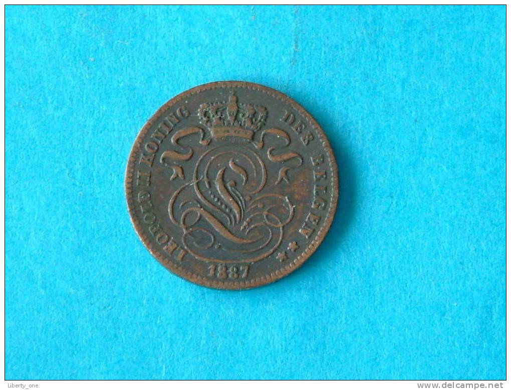 1887 VL - 1 CENTIEM / Morin 226 ( For Grade, Please See Photo ) ! - 1 Centime