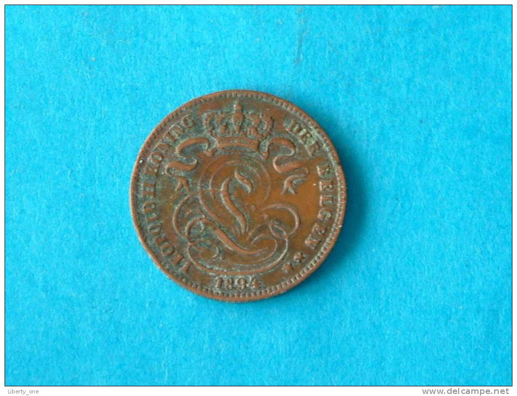 1894 VL - 1 CENTIEM / Morin 227 ( For Grade, Please See Photo ) ! - 1 Cent