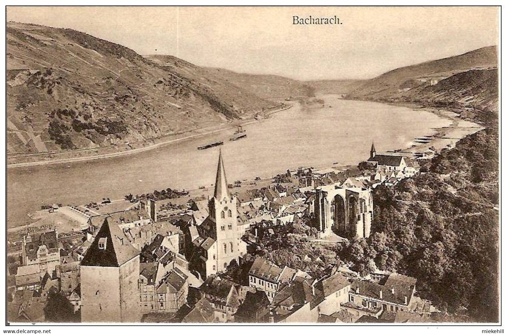 GERMANY-BACHARACH A. RH. -PANORAMA - Bacharach