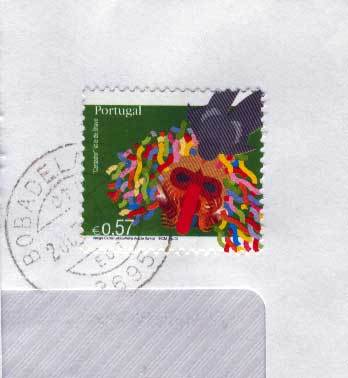 PORTUGAL (sur Pli) - Masque De Carnaval : "Cartador", Vallée De Llavo (YT 2922 - Année 2005). - Used Stamps