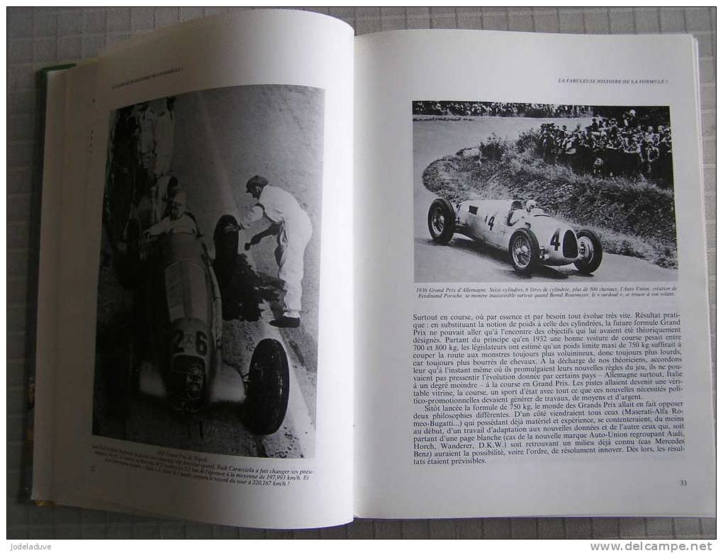 LA FABULEUSE HISTOIRE DE LA FORMULE 1  Editions De La Martinière Sport Moteur F1 - Auto