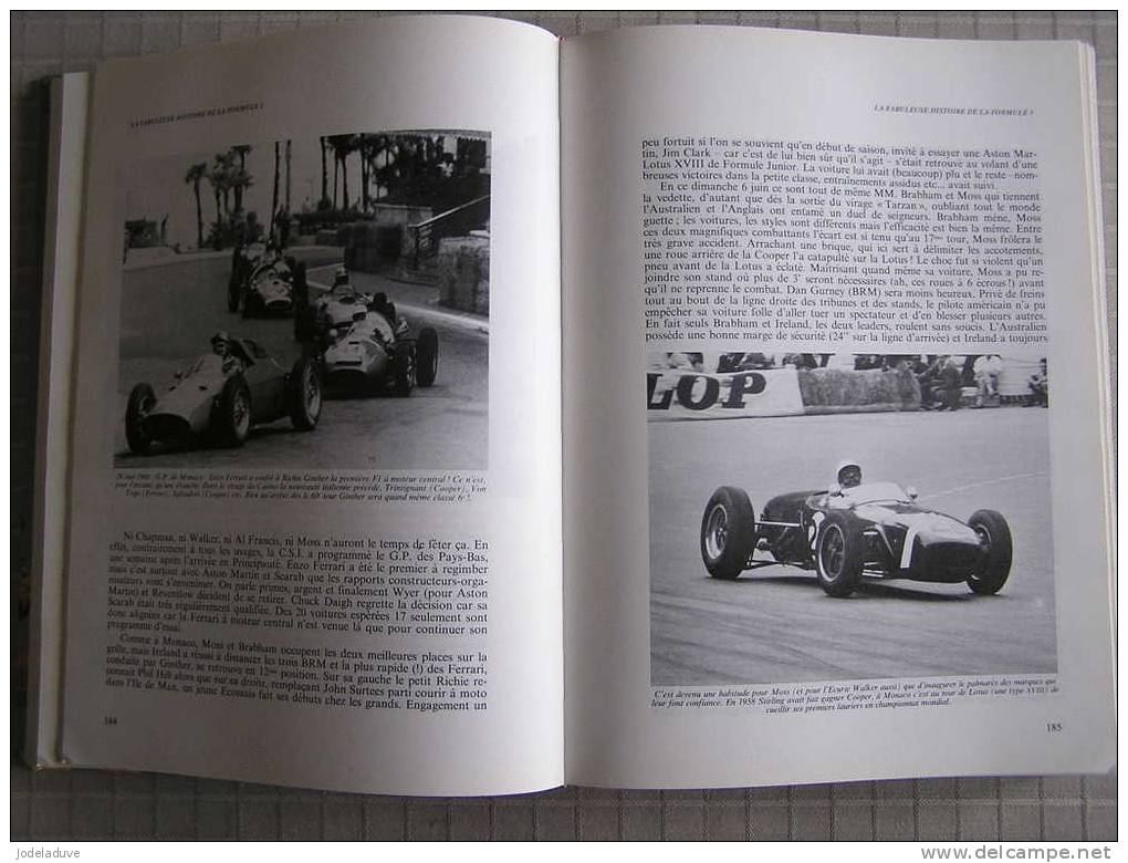 LA FABULEUSE HISTOIRE DE LA FORMULE 1  Editions De La Martinière Sport Moteur F1 - Auto