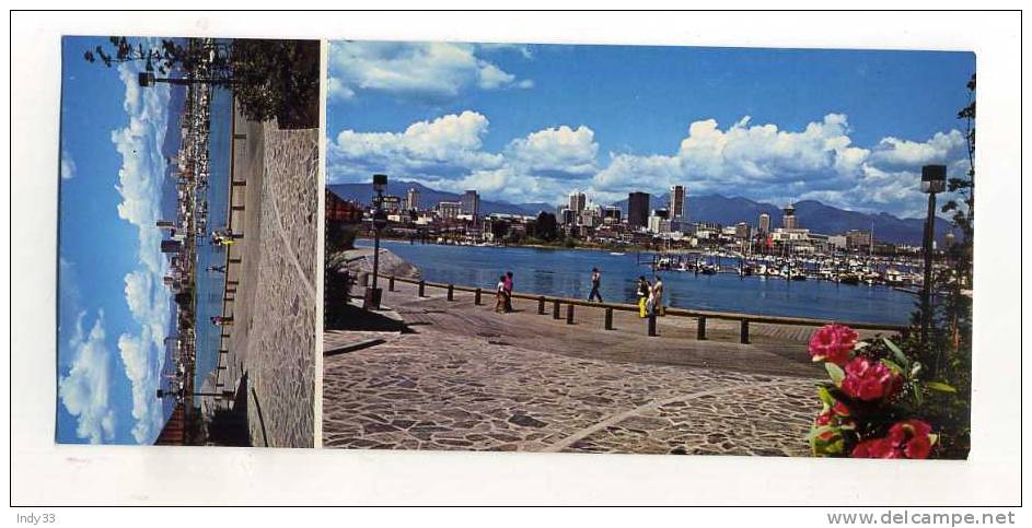 - COLOMBIE BRITANNIQUE . VANCOUVER . FROM LEG-IN-BOOT SQUARE AT FALSE CREEK . CPM AVEC VIGNETTE - Vancouver