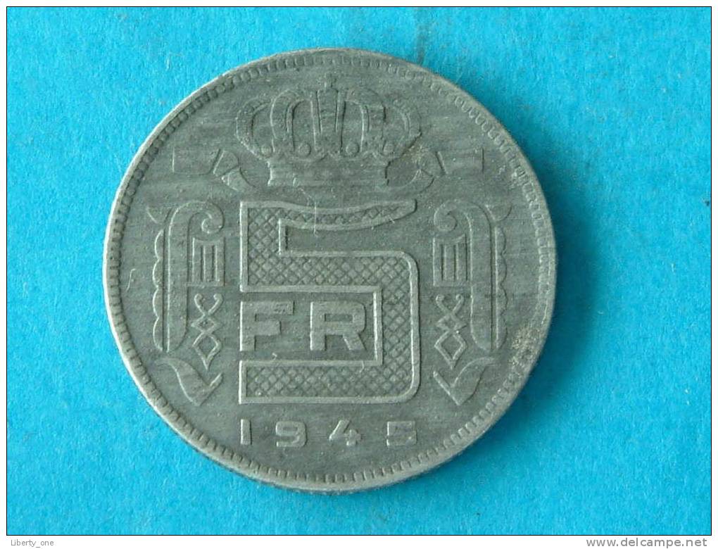 1945 FR - 5 FRANK / Morin 474 ( For Grade, Please See Photo ) ! - 5 Francs
