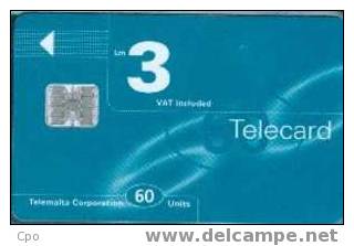 # MALTA 31 Turquoise (4nd Serie) 60 Sc7   Tres Bon Etat - Malta