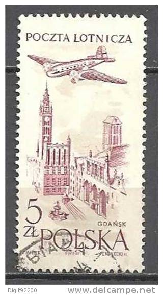 1 W Valeur Oblitérée, Used - POLOGNE * 1957/1958 - N° 991-4 - Used Stamps