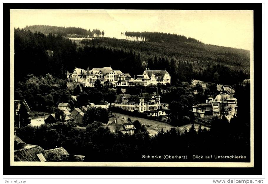 Schierke  Oberharz  -  Blick Auf Unterschierke  -  Ansichtskarte Ca.1934    (308) - Schierke