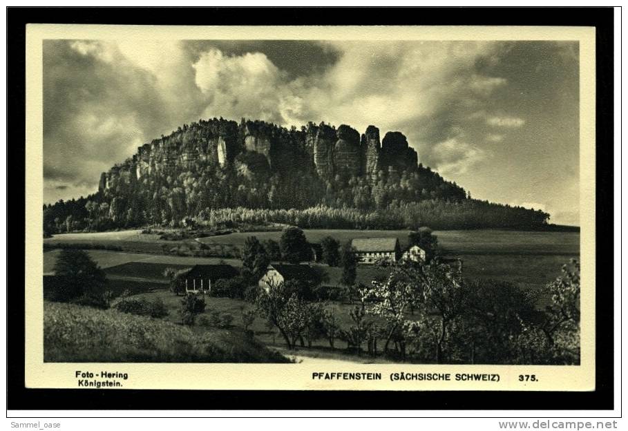 Pfaffenstein  Bei Königstein  -  Sächsische Schweiz  -  Ansichtskarte  Ca.1930    (309) - Koenigstein (Saechs. Schw.)