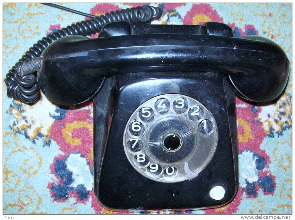 SCHRACK Old Baquelite Phone 1972 - Téléphonie