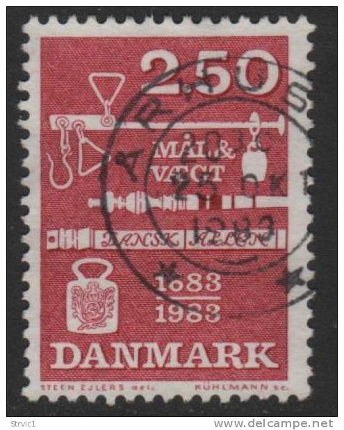 Denmark, Scott # 740 Used Weights & Measures, 1983 - Used Stamps