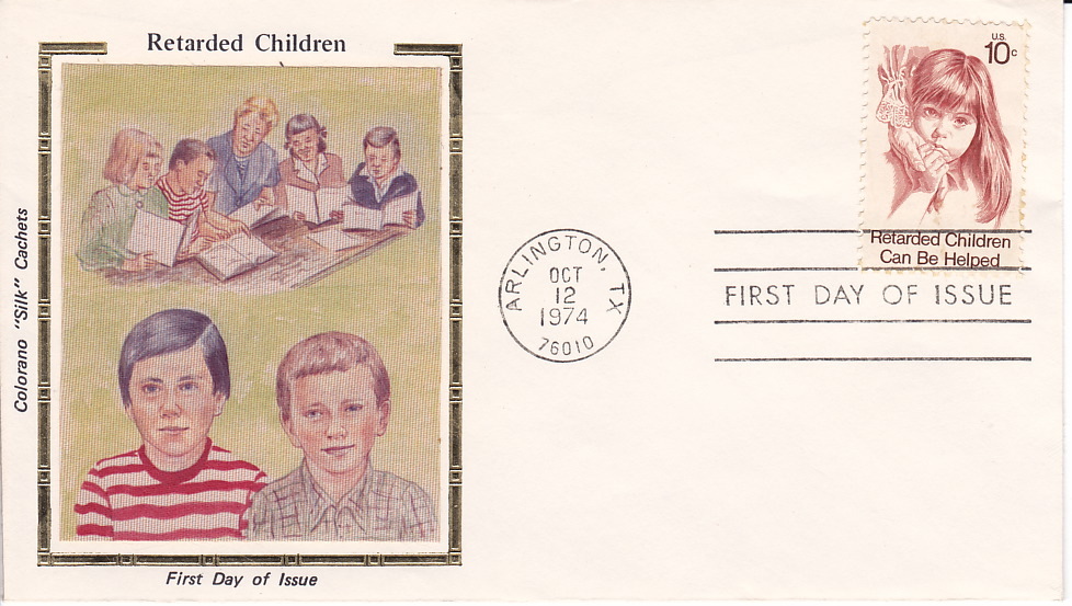 1974  Retarded Children Sc 1549  Colorano Cachet FDC Unadressed - 1971-1980