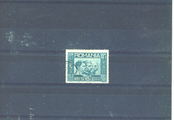 RUMANIA - 1931 Kings FU (Hinge Remainders) - Usado