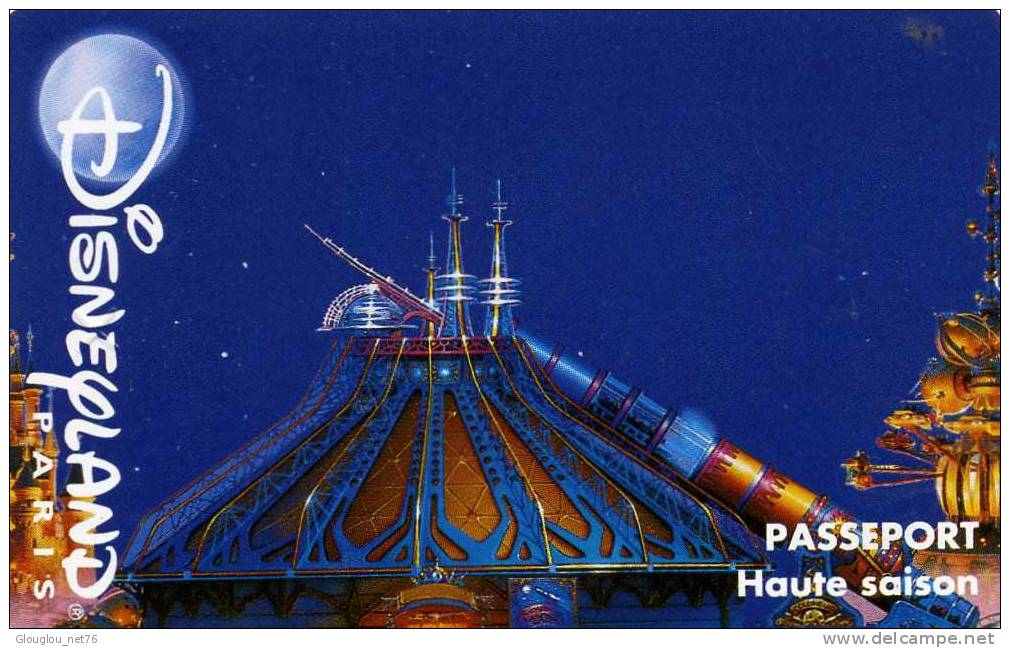 PASSEPORT DISNEY DISNEYLAND PASSEPORT HAUTE  SAISON   VOIR SCANER RECTO ET VERSO - Disney-Pässe
