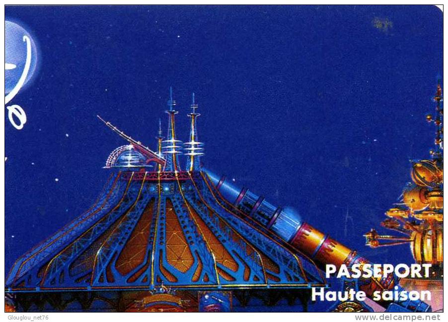 PASSEPORT DISNEY DISNEYLAND PASSEPORT HAUTE  SAISON  VOIR SCANER RECTO ET VERSO - Pasaportes Disney