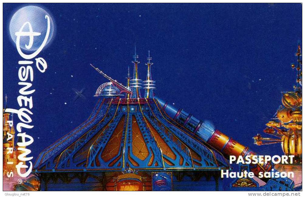 PASSEPORT DISNEY DISNEYLAND PASSEPORT HAUTE SAISON  VOIR SCANER RECTO ET VERSO - Disney-Pässe