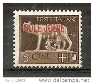 1941 ISOLE JONIE IMPERIALE 5 C MNH ** - RR7151-7 - Ionische Inseln