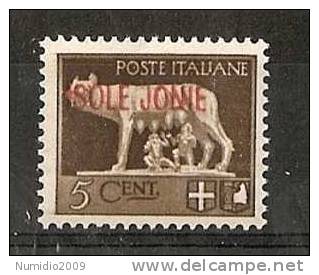 1941 ISOLE JONIE IMPERIALE 5 C MNH ** - RR7151-2 - Ionische Eilanden