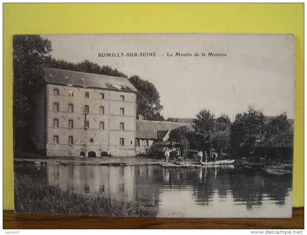 ROMILLY-SUR-SEINE (AUBE) LES MOULINS A EAU.  LE MOULIN DE LA MONTOIS. - Romilly-sur-Seine
