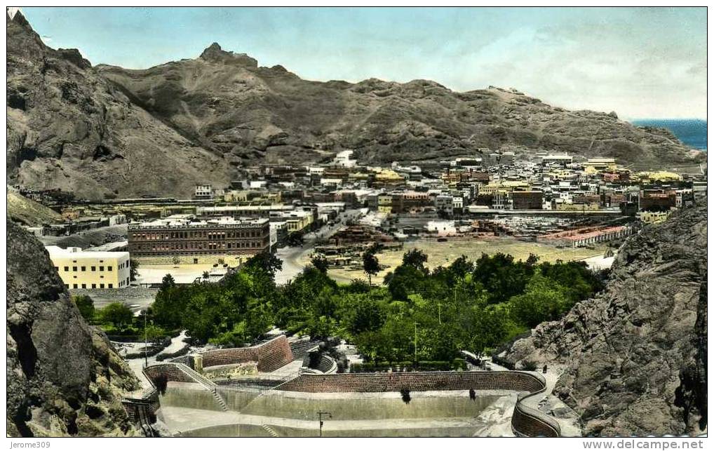 YEMEN - ADEN - CPA - N°A6 - Yémen, ADEN - Panorama Of Crater From Tunks - Yemen