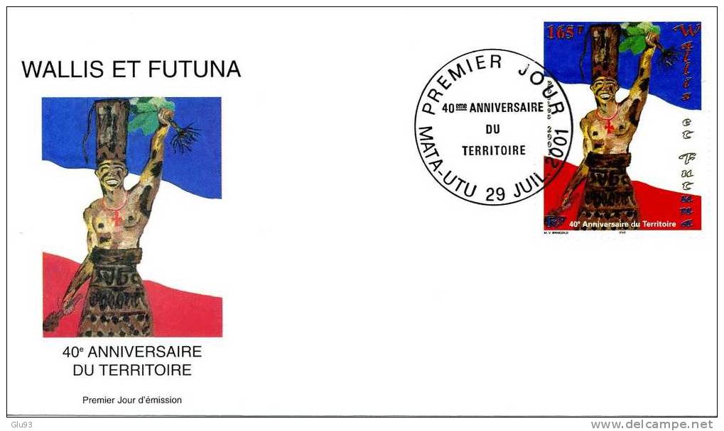 Lot 3 FDC - Wallis Et Futuna - Recencement + 40ème Ann. Territoire + Hea Fruit - FDC