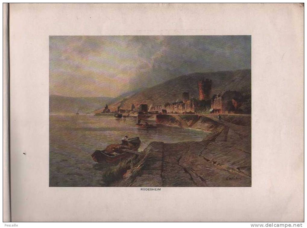 BILDER VOM RHEIN NACH GEMÄßEN VON M.v ASTUDIN - KÖLN A.Rh. 1923 - MAINZ RÜDESHEIM BINGEN BACHARACH OBERWESEL KÖLN - Painting & Sculpting