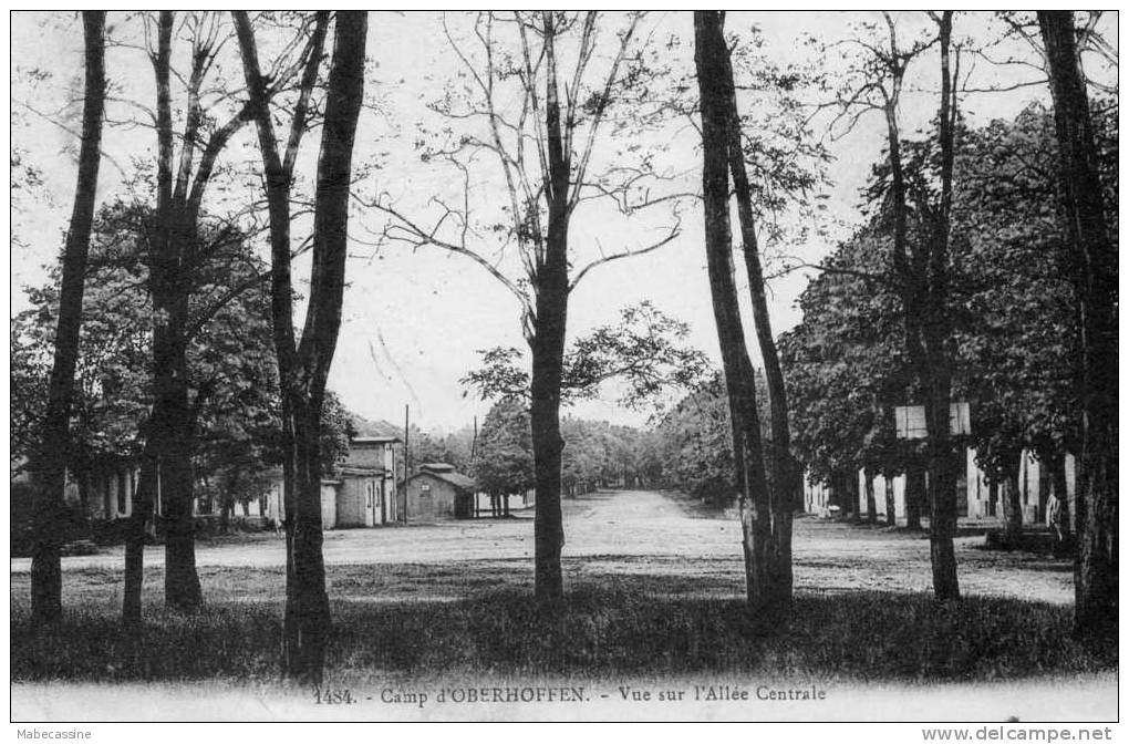 67 Camp D'OBERHOFFEN Vue Sur L'Allée Centrale - Haguenau