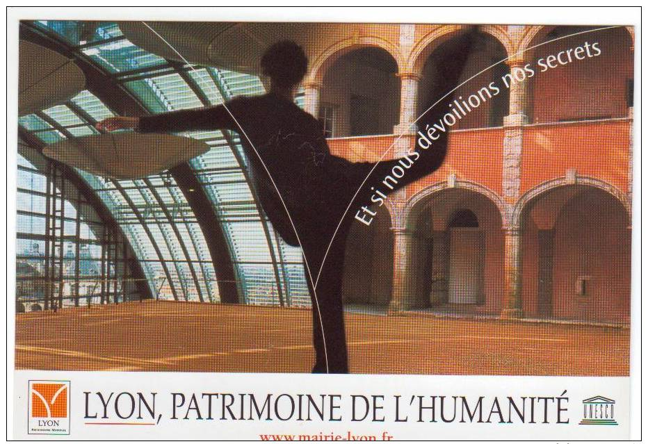 LYON  -   CARTE PUB  - Lyon Patrimoine De L´Humanité- UNESCO - Autres & Non Classés