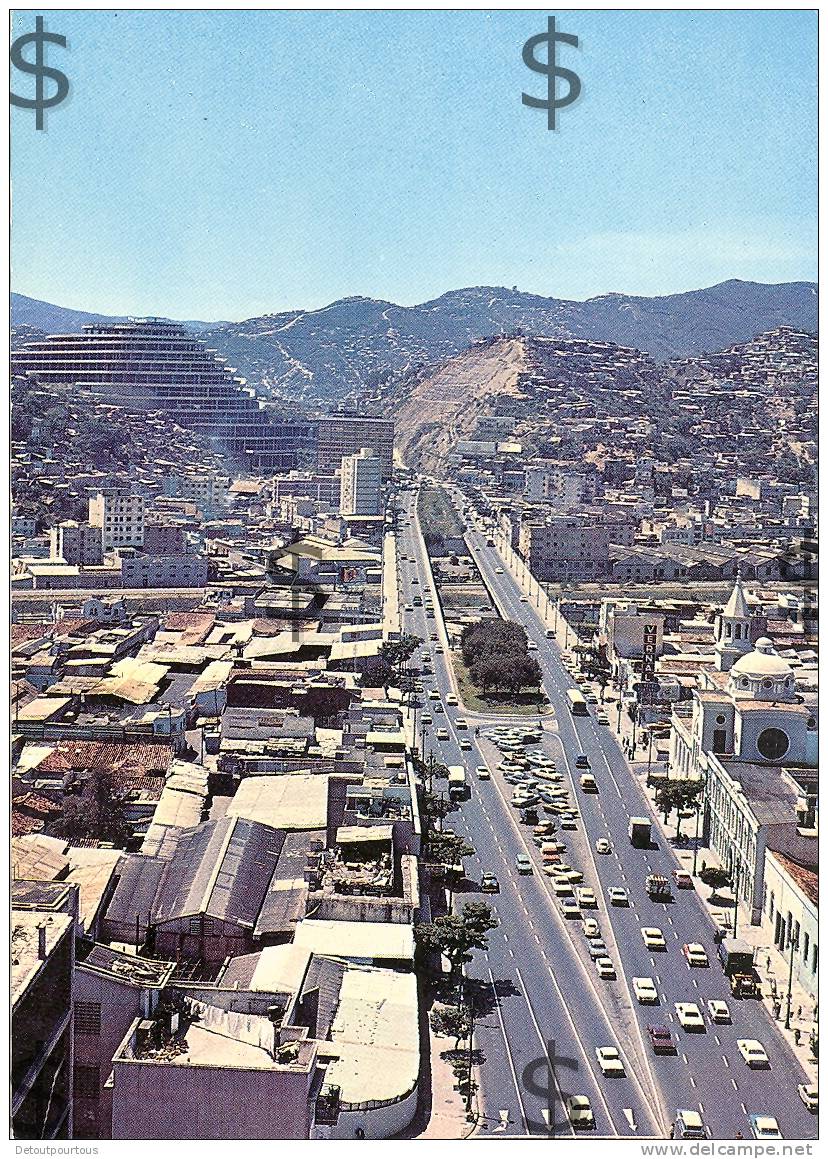 CARACAS Venezuela : Avenida Fuerzas Armadas Y El Helicoide - Venezuela