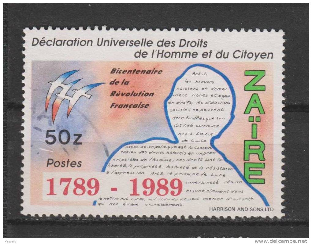 Yvert 1252 Révolution Française - Used Stamps