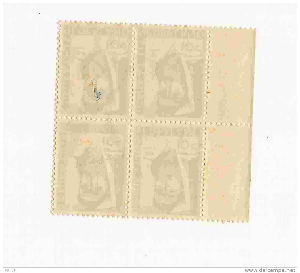 1954 - Nederland Pays Bas - Bloc De 4 Timbres Neufs - Sans Charnière - 10 C - Yvert N° 623 - Unused Stamps