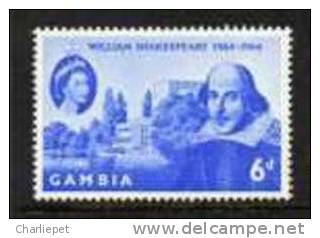 Gambia Scott # 192 MNH William Shakespeare Architecture - Gambia (1965-...)