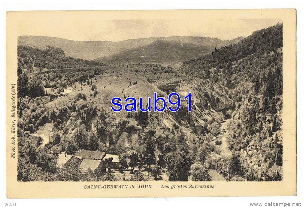 Saint-Germain-de-Joux -Les Grottes Sarrazines - Ehrer - Non Circulé    -Réf:9211 - Non Classés