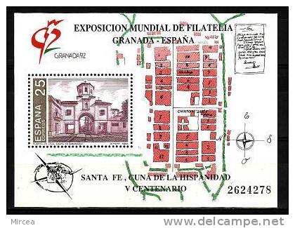 Espagne 1991 - Bloc Yv.no.45 Neuf** - Blocs & Feuillets