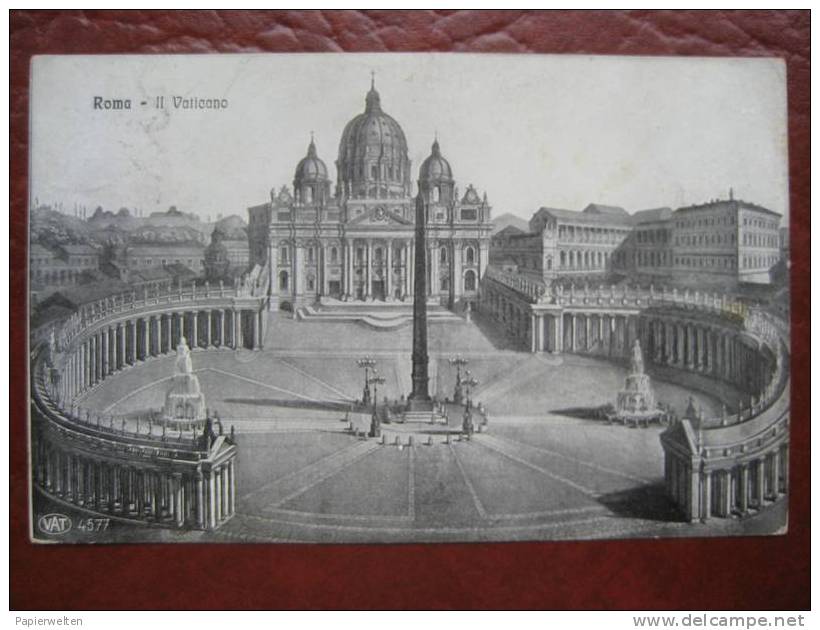 Roma - Künstlerkarte Il Vaticano - San Pietro
