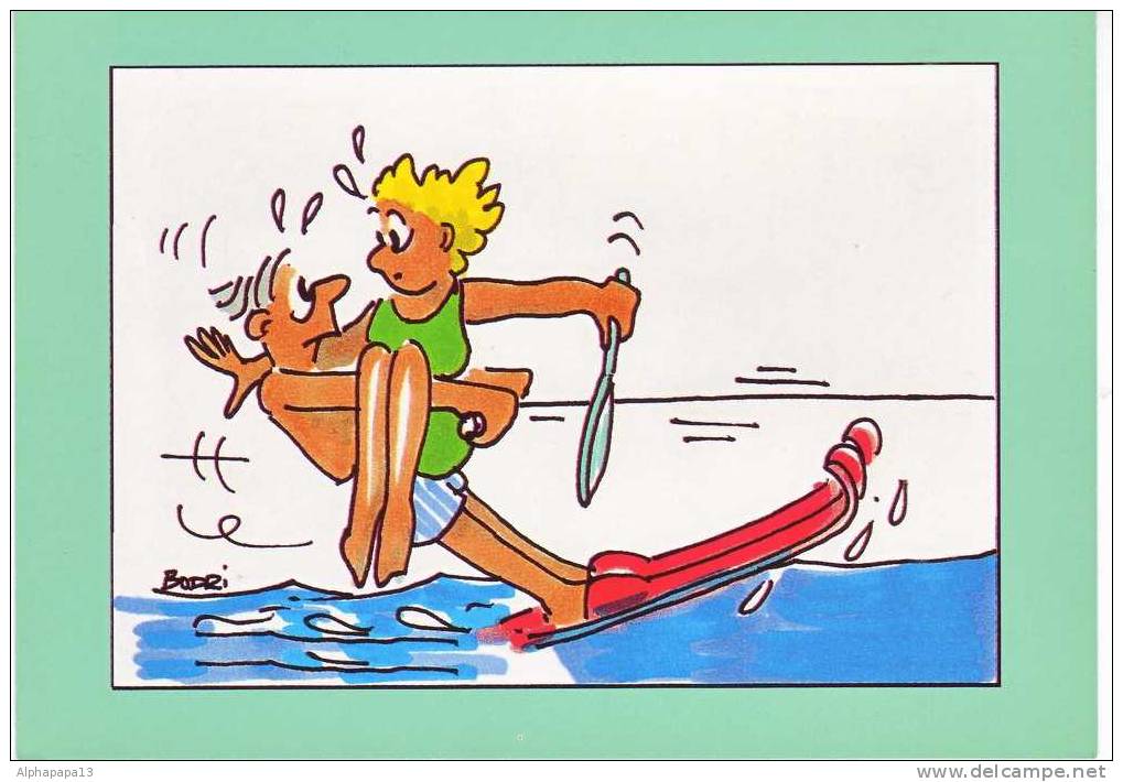 CPM PUB SECURITE DU MINISTERE SKI NAUTIQUE - Water-skiing