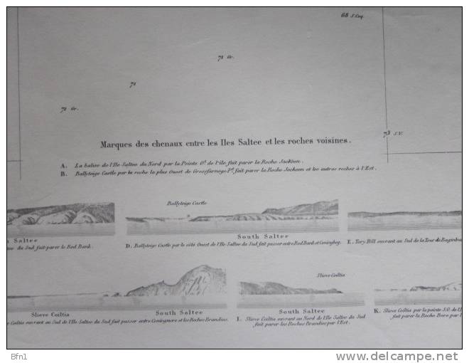 Carte Navigation MariNE1867- IRLANDE CÔTE SUD DE KINSALE HEAD A CARNSORE POINT - - Zeekaarten