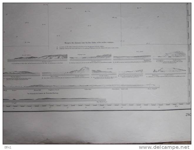 Carte Navigation MariNE1867- IRLANDE CÔTE SUD DE KINSALE HEAD A CARNSORE POINT - - Zeekaarten