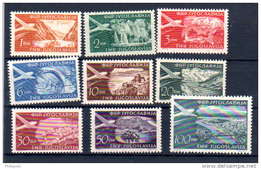 Avions 32 / 40A * Incomplet (manque Une Tranche 34A-39A-39B-40A)*, Cote 93 €, - Unused Stamps