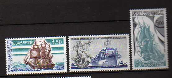 TAAF        Neuf **        Y. Et T.  N° 135 /137          Cote:  6,20 Euros - Unused Stamps