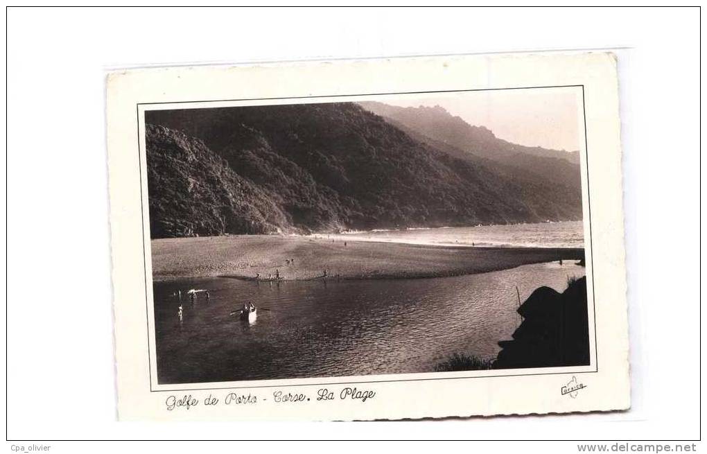 20 PORTO (envs Ota) Golfe De Porto, Plage, Ed Corsica 3630, Ile De Beauté, CPSM 10x15, 1959 - Autres & Non Classés