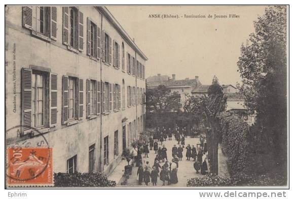 69 ANSE - Institution De Jeunes Filles 1911 - Anse