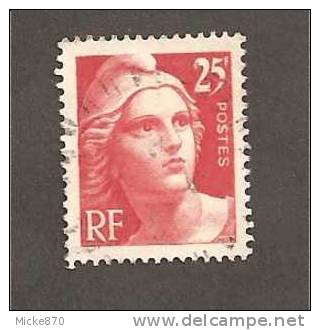 France N°729 Oblitéré Marianne De Gandon - 1945-54 Marianna Di Gandon