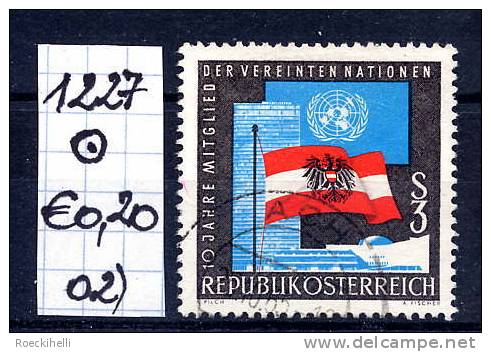 25.10.1965 -  SM  "10 Jahre Mitglied B. D. Vereinten Nationen (UNO)" -  O  Gestempelt  -  Siehe Scan (1227o 01-08) - Gebraucht