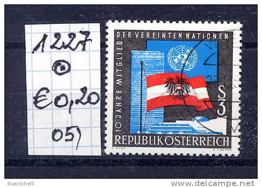 25.10.1965 -  SM  "10 Jahre Mitglied B. D. Vereinten Nationen (UNO)" -  O  Gestempelt  -  Siehe Scan (1227o 01-08) - Gebraucht