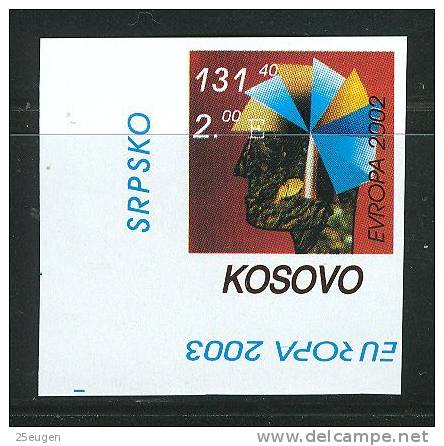 KOSOVO 2003 EUROPA CEPT STAMP IMPERFORATED  MNH - 2003