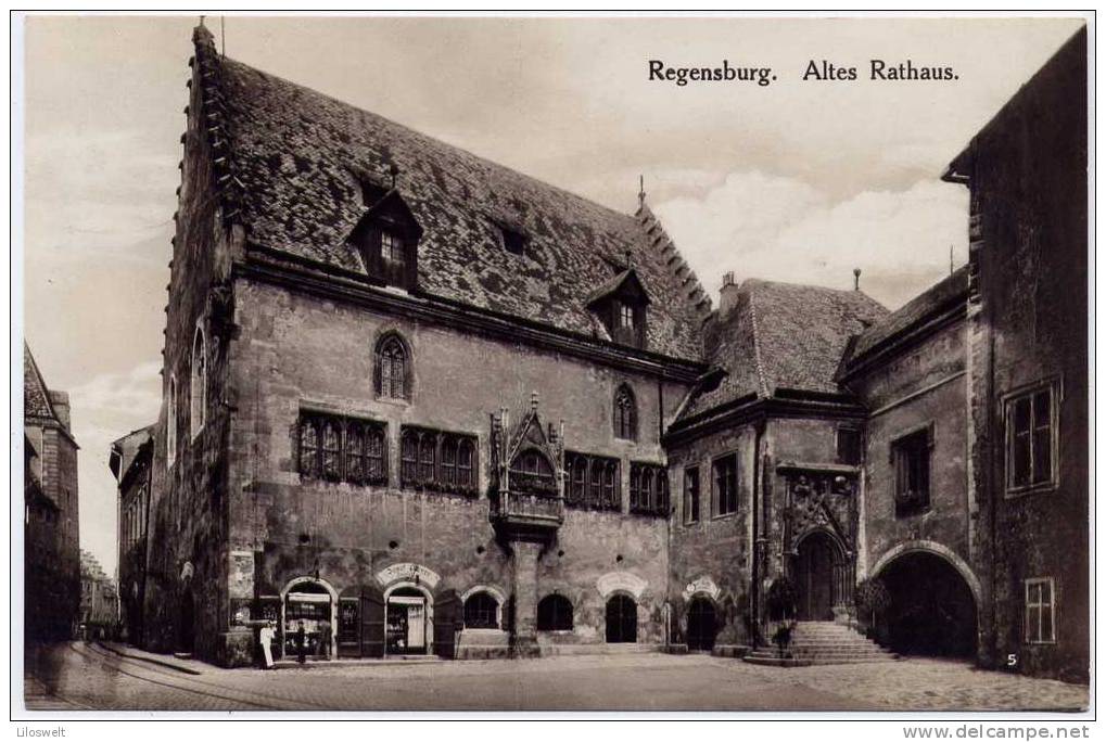 Regensburg Altes Rathaus Bahnpost 1938 - Regensburg